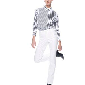 Zoe Shirt | Navy Prep Stripe